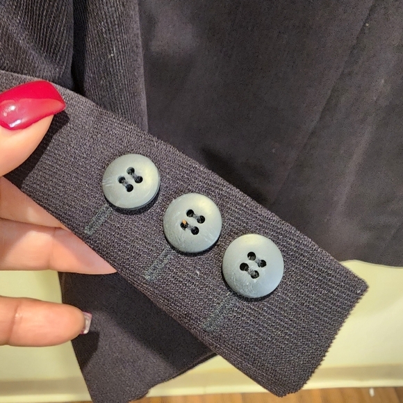 PERRY ELLIS men's Black Corduroy Blazer Size 40 Medium - Picture 6 of 15